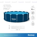 Ver imagem 4 de Piscina Estrutural 4.678 Litros Steel Pro + Capa + Filtro Bestway Piscina Estrutural 4.678 Litros