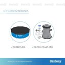 Ver imagem 3 de Piscina Estrutural 4.678 Litros Steel Pro + Capa + Filtro Bestway Piscina Estrutural 4.678 Litros
