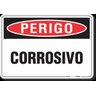 PLACA PERIGO CORROSIVO - 1