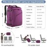 Matein Mochila de Viagem Expansível, Aprovada para Voos, 40l, Roxa - 8