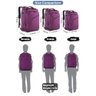 Matein Mochila de Viagem Expansível, Aprovada para Voos, 40l, Roxa - 3
