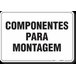 PLACA ORGANIZAÇÃO COMPONENTES PARA MONTAGEM - 1