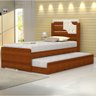 Cama Bibox Solteiro Luiza com Auxiliar 100% Mdf Resistente:canela - 4