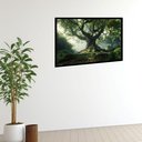 Ver imagem 2 de Quadro Decorativo Árvore Majestosa - 50x70cm:moldura Branca