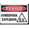PLACA PERIGO ATMOSFERA EXPLOSIVA - 1