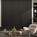 Ver imagem 1 de Painel Ripado Interno de Poliestireno 270cm x 12cm 1cm Formaco Decor Preto