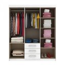 Ver imagem 2 de Guarda-Roupa Casal 6 Portas 3 Gavetas Fortaleza Rodial