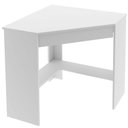 Ver imagem 2 de Mesa Escrivaninha de Canto para Escritório 1 Gaveta Branco