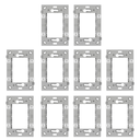 Ver imagem 1 de Kit C/10 Suporte Plastico 4x2 Weg Refinatto Cinza