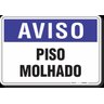 Placa Aviso Piso Molhado - 1