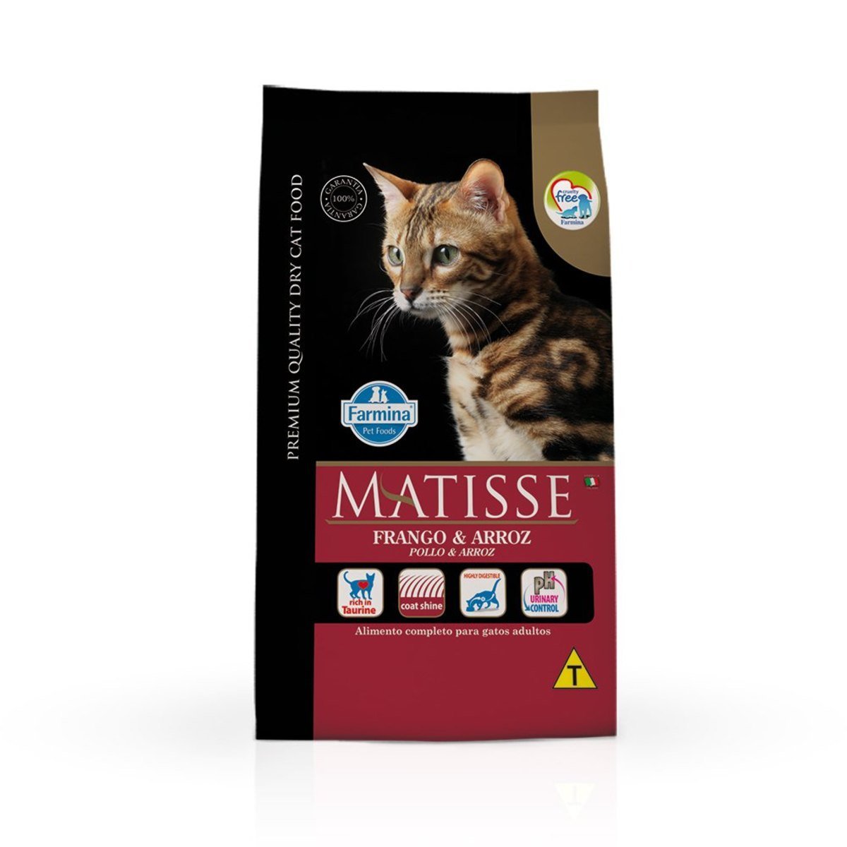 Ração Gatos Adultos sabor Frango e Arroz 7,5kg - Matisse