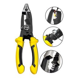 Alicate Profissional Multifuncional Universal 8 Polegadas Corte e Aperto - 1