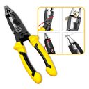 Ver imagem 3 de Alicate Profissional Multifuncional Universal 8 Polegadas Corte e Aperto