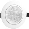 Kit 70 Spot LED Embutir Redondo 7W Branco Frio - 2