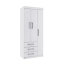 Ver imagem 3 de Guarda-Roupa Solteiro 3 Portas 3 Gavetas Palmas Rodial