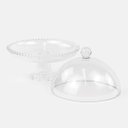 Ver imagem 2 de Prato com Pé e Tampa Cristal de Palais Blue Gardenia