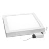 Kit 5 Painel Plafon LED Sobrepor Quadrado 25W Branco Quente - 2