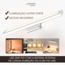 Luminária Led Recarregável Leitura Armário Mesa Abajour Imã - 2