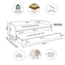 Ver imagem 6 de Bicama Solteiro Duo com Cama Auxiliar em Mdf Premium Nature