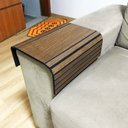 Ver imagem 3 de Kit 2 Bandejas Esteira para Braço de Sofá Reta Tabaco