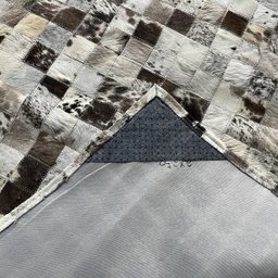 Tapete de cinza natural malhado 2,00x2,50 s/ borda pç 5x5cm - 3
