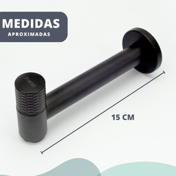 Torneira Parede Aço Inox Banheiro Lavabo Redonda Curta Preto - Modelo Rio - 2