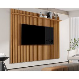 Painel Ripado Para TV até 75 Polegadas Venus 1.8 X 1.8 Nature – Giga Móveis - 2