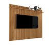 Painel Ripado Para TV até 75 Polegadas Venus 1.8 X 1.8 Nature – Giga Móveis - 1