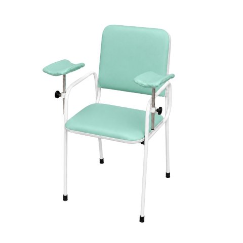 Cadeira Coleta Standard com Braço Lateral Verde Bebê