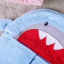 Ver imagem 2 de Manta Bebê com Capuz Flannel com Aplique e Bordado 75x90