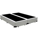 Ver imagem 1 de Base Box Blindado Casal Bipartido Extremo Reforçado HomeQueen Corino Branco 40x138x188