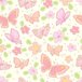 Papel De Parede Floral Borboletas Pink 300 x 59cm - 1