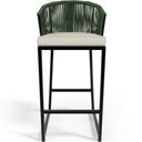 Ver imagem 6 de Kit 04 Banqueta Para Área Gourmet Cozinha Varanda Corda Náutica Sunset D04 Verde - Lyam Decor