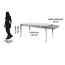 Ver imagem 3 de Mesa com 2 Gavetas Combine Carraro