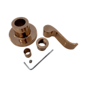 Ver imagem 4 de Acabamento Registro Alavanca Rose Gold Banheiro Padrão Deca