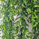 Ver imagem 3 de Pendente Folhas Verde 75x15x8cm Planta Artificial Kit 3pc