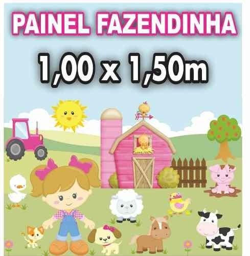 Painel Decorativo Lona Festa Banner Fazendinha Envio 24hr - 1