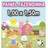 Painel Decorativo Lona Festa Banner Fazendinha Envio 24hr - 1