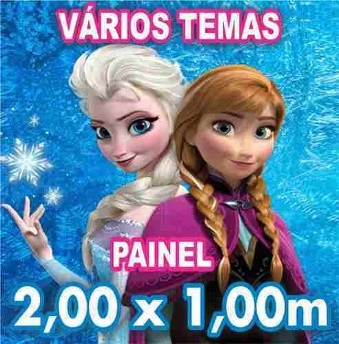 Painel Decorativo Festa Infantil Lona 2x1m Envio 24hrs - 1