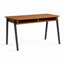 Ver imagem 1 de Mesa Escrivaninha com 2 Nichos Klm Store