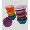 Kit 12 Pote Redondo Tampa Transparente 1l Mantimento Cozinha - 3
