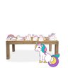 Display festa Mdf Unicornio 1 Totem 57cm e 6 Displays 22cm - 2