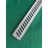 Grelha Ralo Linear Reforçado 7x50 modelo Diagonal com Tela Anti Insetos e Parafusos - Aluminio - Fic - 2