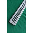 Ver imagem 3 de Grelha Ralo Linear Reforçado 7x50 modelo Diagonal com Tela Anti Insetos e Parafusos - Aluminio - Fic