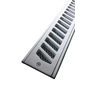 Grelha Ralo Linear Reforçado 7x50 modelo Diagonal com Tela Anti Insetos e Parafusos - Aluminio - Fic - 1