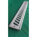 Ver imagem 5 de Grelha Ralo Linear Reforçado 7x50 modelo Diagonal com Tela Anti Insetos e Parafusos - Aluminio - Fic