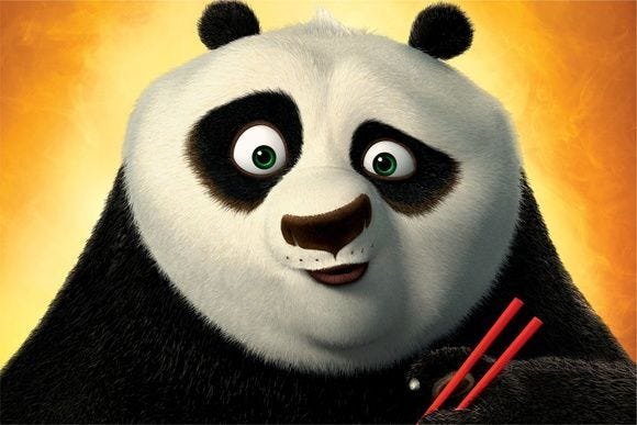 Painel decorativo Kung Fu Panda 150x100cm - 1