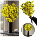Ver imagem 7 de 18 Hastes Decorativa Cerejeira Amarela Artificial Premium Realista para Vasos