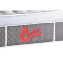 Ver imagem 3 de Cama Box Baú Solteiro: Colchão Pocket Light Stress Oxygen New Plush + Base Crc Suede Gray