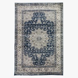 Tapete Sala Nain Blue 1,50x2,00M Industrializado Estilo Persa Azul - 1